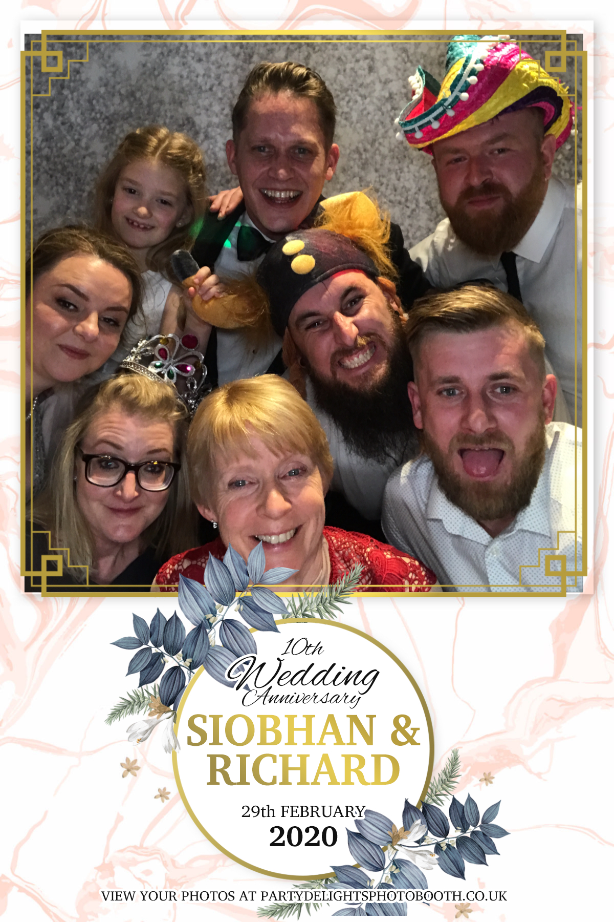 Siobhan and Richards Vow renewal  | View more photos from the event at gallery.partydelightsphotobooth.co.uk/u/PartyDelightsPhotoBooth/Siobhan-and-Richards-Vow-renewal